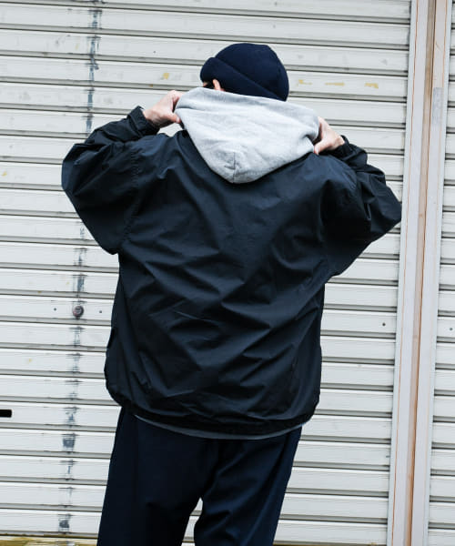 アーバンリサーチ URBAN RESEARCH NYLON COACH JACKET （NAVY