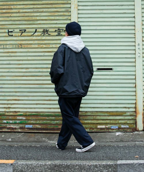 アーバンリサーチ URBAN RESEARCH NYLON COACH JACKET （NAVY