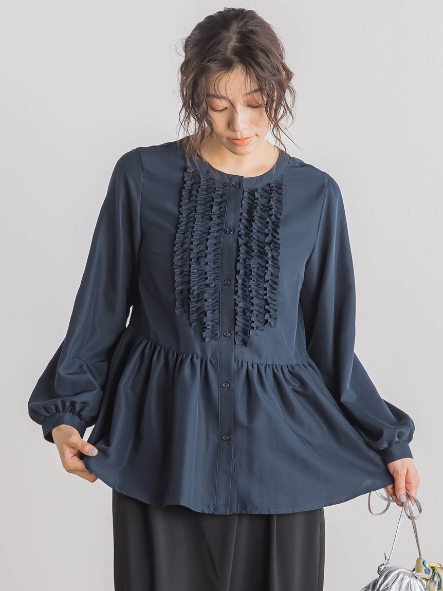 ドロワット ロートレアモン Droite lautreamont 【Droite lautreamont】デシンドットブラウス （ブラウン系） セール 50%OFF】ドロワット ロートレアモン Droite lautreamont