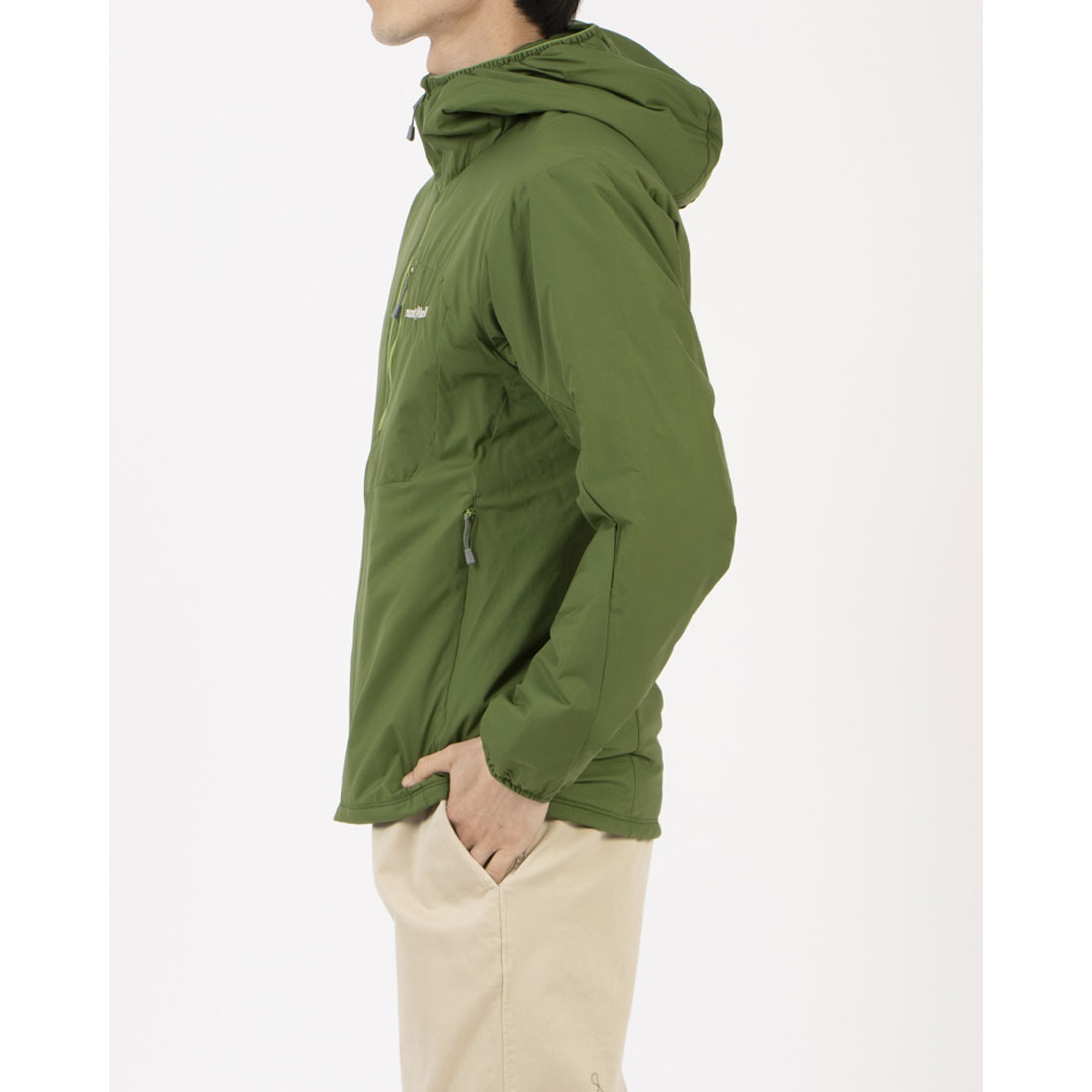 mont-bell モンベル　EX ライト　サーマラップ パーカ Men's グリーン　緑　L 新品 モンベル mont－bell モンベル EXライト サーマラップ パーカ