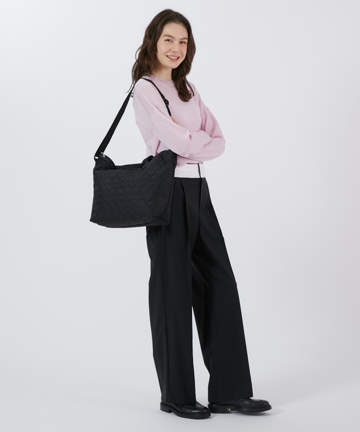 ■LeSportsac■DELUXE EASY CARRY TOTEブラックハートデボス DELUXE EASY CARRY TOTEブラックハートデボス(507957593