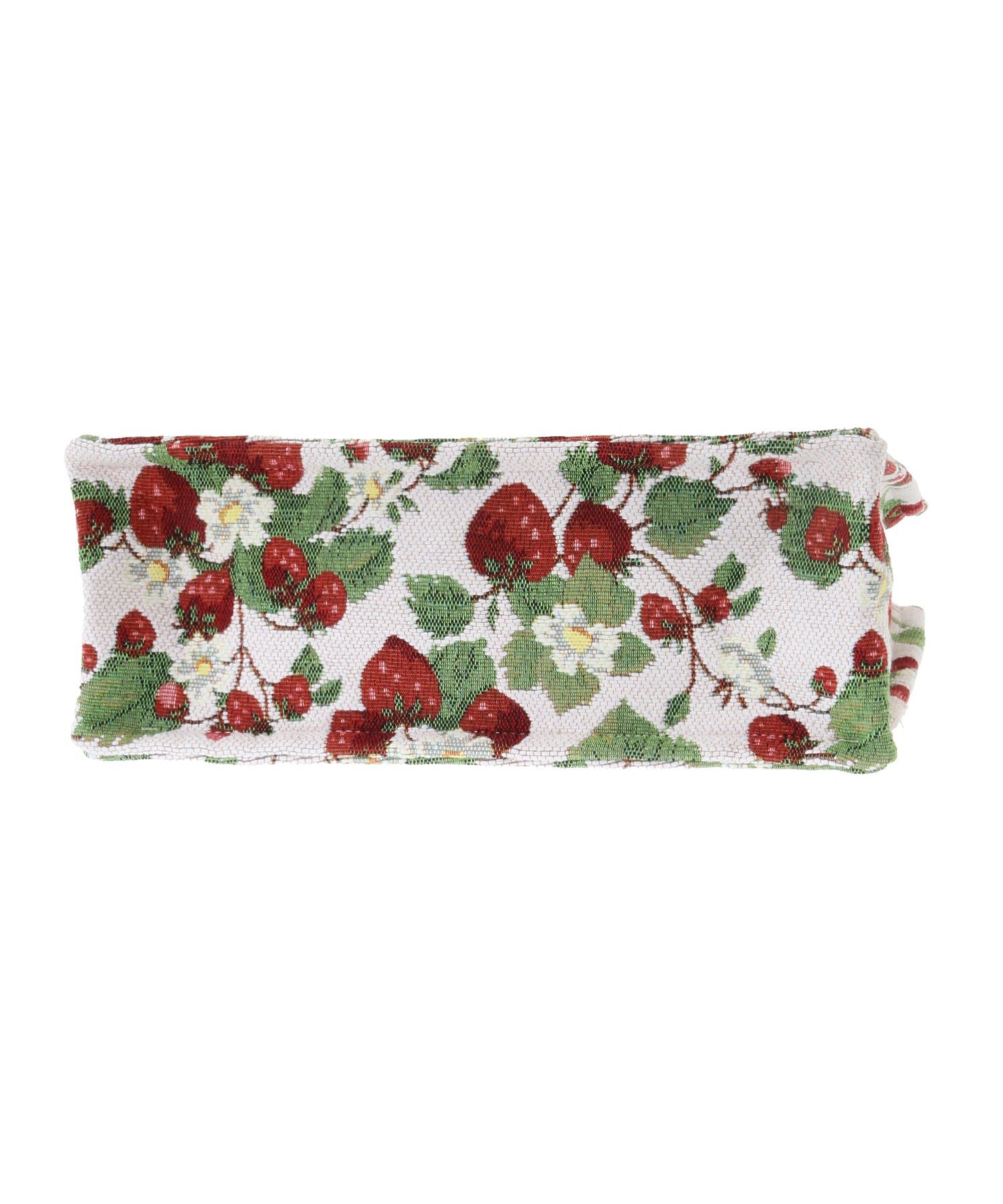 メゾン ド フルール Maison de FLEUR イチゴ柄ゴブランスクエア
