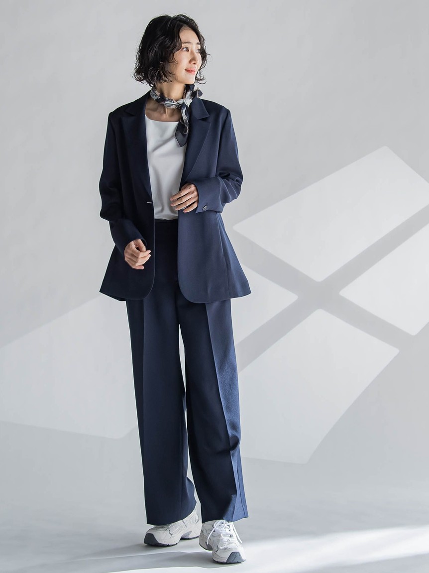 la.f... ラエフ テーラードジャケット 3XL レディース セール】ラ エフ エルサイズ la.f…(Lsize) 【大きいサイズ】麻調