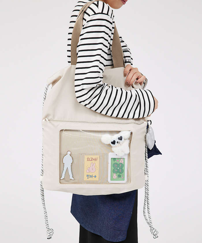 LOWELL things オシゴトナップサックトートバッグ 再入荷】オシゴトナップサックトート【推し活】(508012939