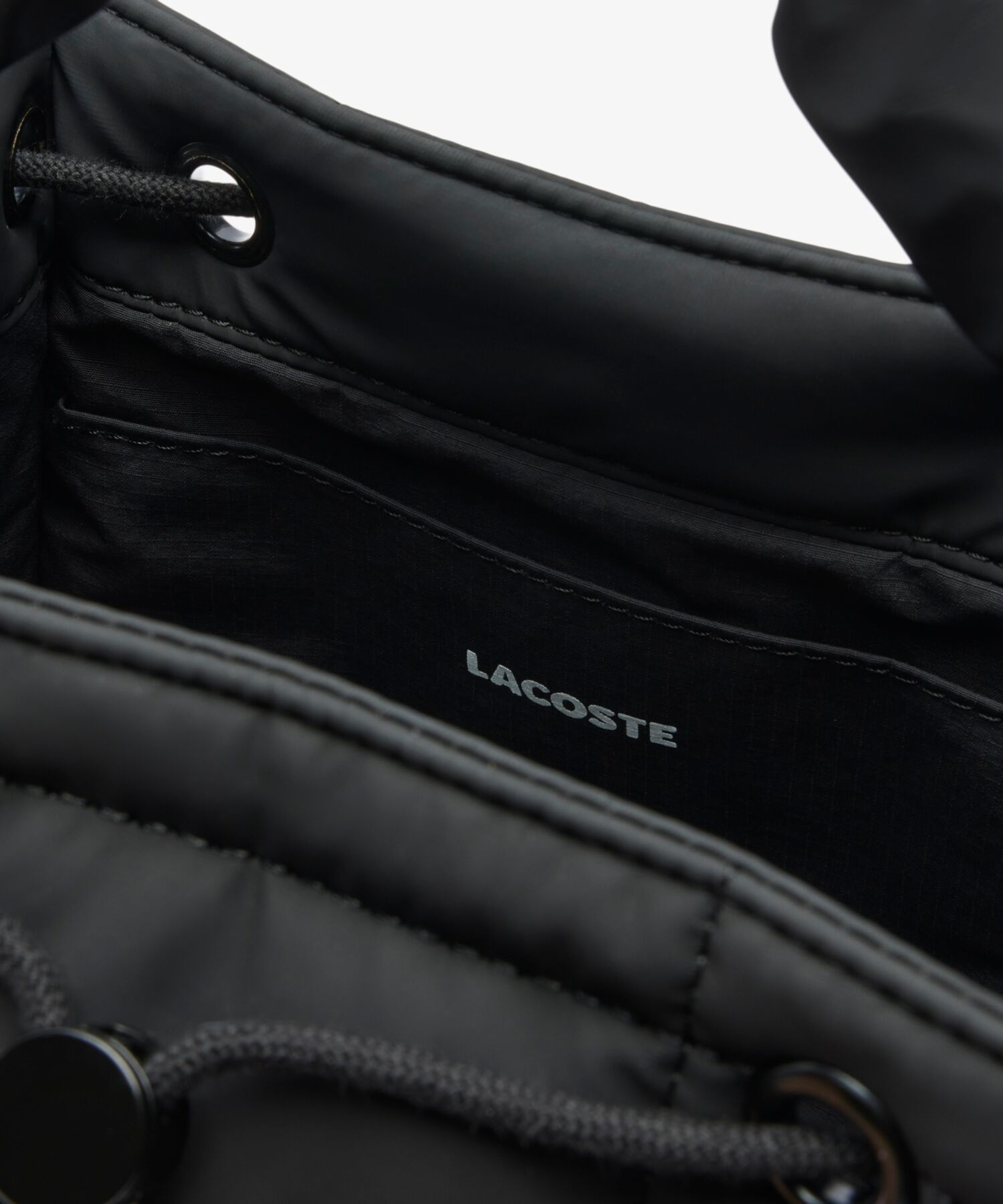 クーポン】ラコステ LACOSTE ナイリア キルティングバケット