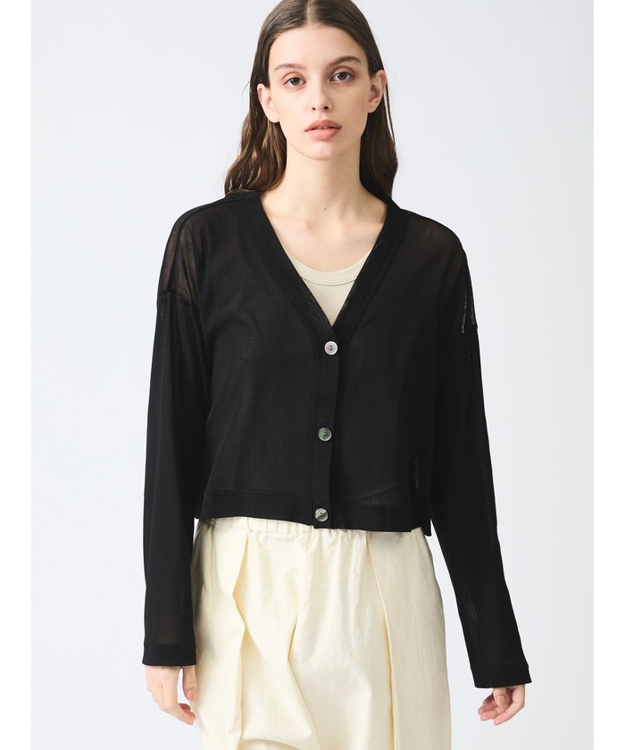 3/10(月)12:00販売終了】mizuiro ind メッシュVネック
