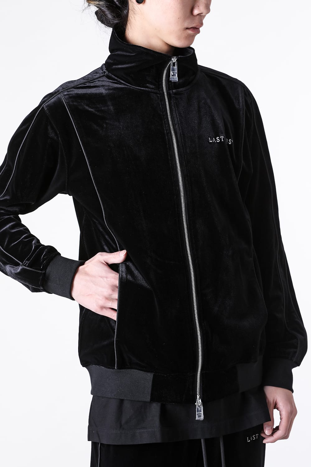 ラストネスト LAST NEST Velour Emb Track Jacket V2(508018161