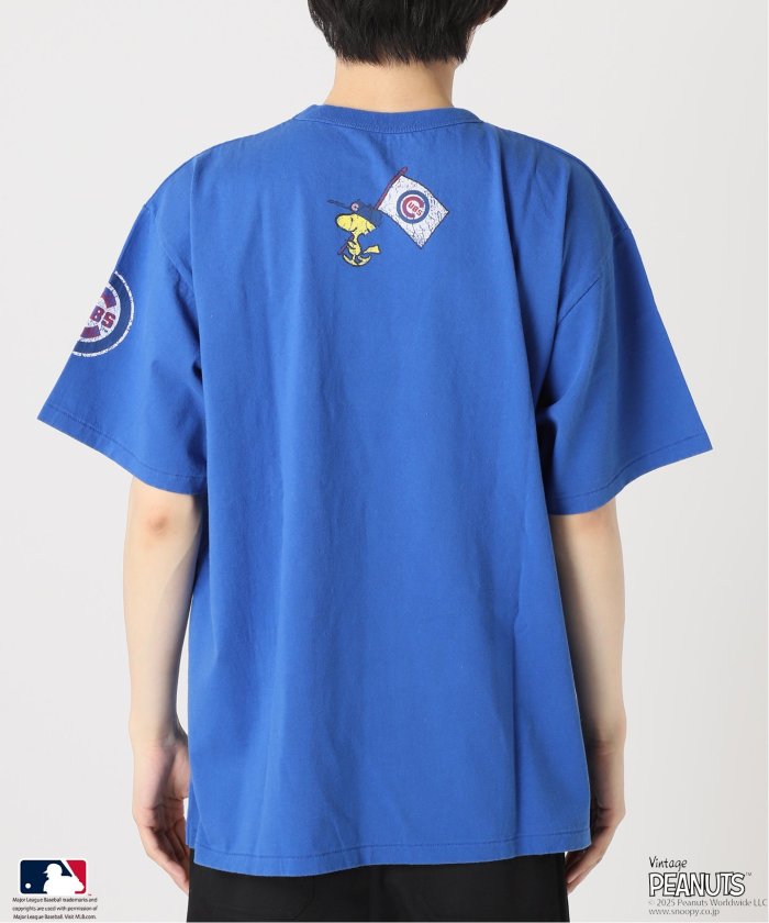 【新品】PEANUTS別注MLB開幕戦ベースボールプリントTシャツ Lサイズ PEANUTS 別注 MLB開幕戦 ベースボール プリントTシャツ