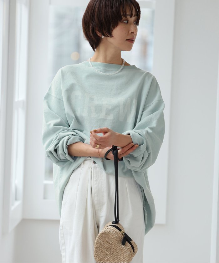 t*h様 holidaycomfortレリュームUSAコットンインレイウラケプル HOLIDAYS COMFORT】USAコットンインレイウラケプルオーバー（T