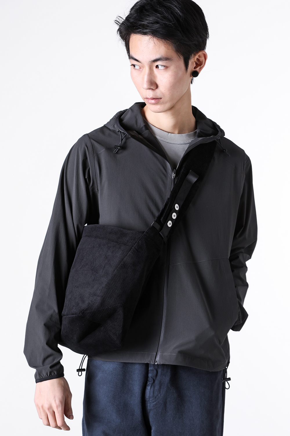 c*7様 Omar afridi OSCAR BAG レザー　メッセンジャーバッ Omar Afridi Oscar Bag （Dark Brown Stripe） - Osaka / Kyoto