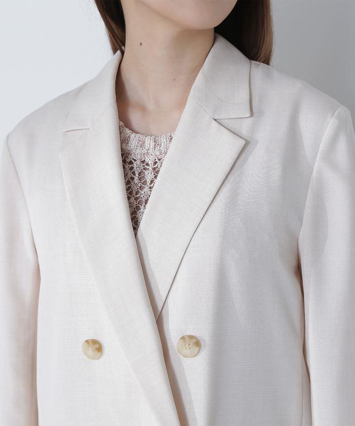 NATURAL BEAUTY BASIC ◇ライトボクシーダブルジャケット NATURAL BEAUTY BASIC｜ライトボクシーダブルジャケット