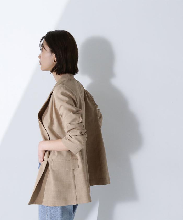 ライトボクシーダブルジャケット Oggi掲載】ライトボクシーダブルジャケット | NATURAL BEAUTY