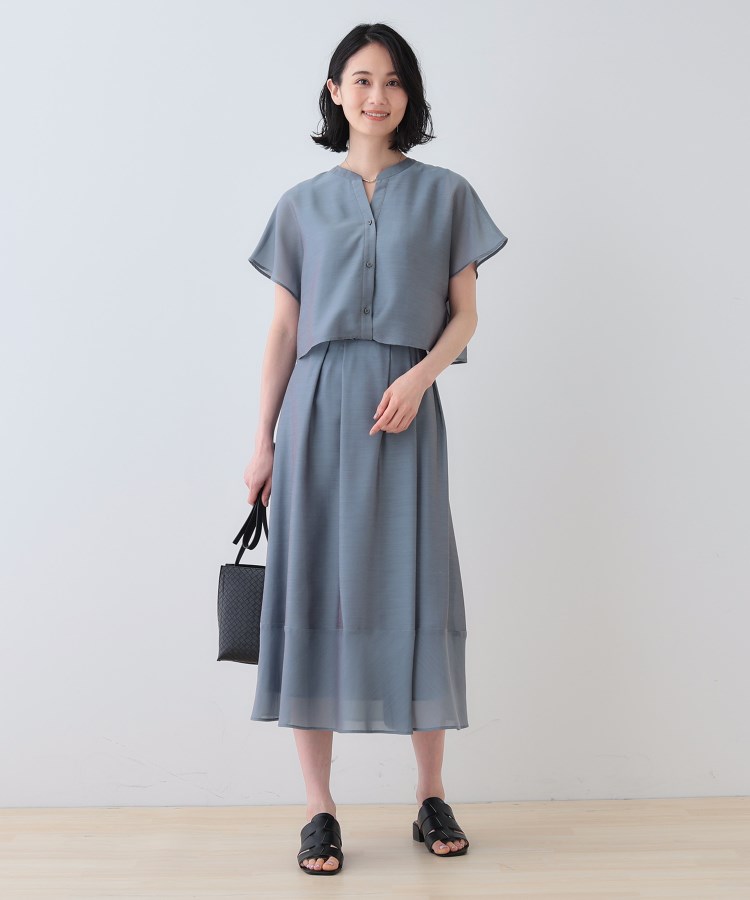 セール10%OFF】【洗える／エアリー】ティアードブラウス