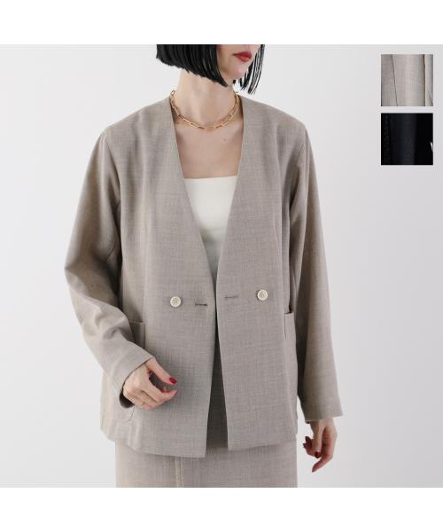 ヒュイル hwyl hwyl ジャケット 510－84002 ノーカラー Vネック