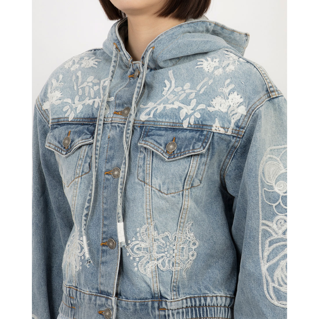 セール10%OFF】デシグアル Desigual デニムジャケットフード