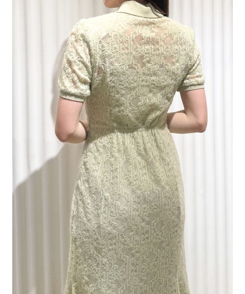 SNIDEL レースポロドレス SNIDEL - snidel レースポロドレス 25ssの通販 by