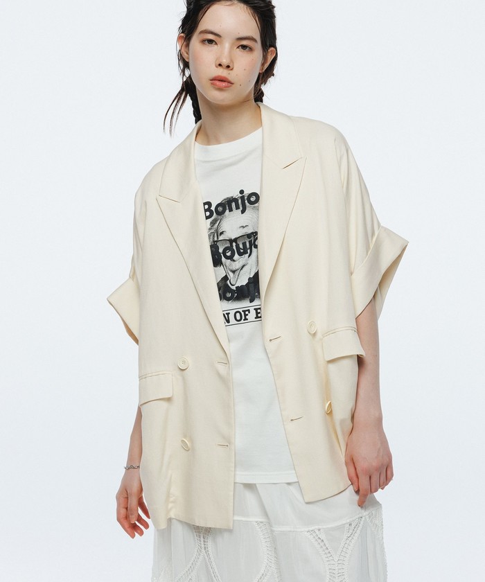 サステナブル】・【新色追加】ショートスリーブシャツJK