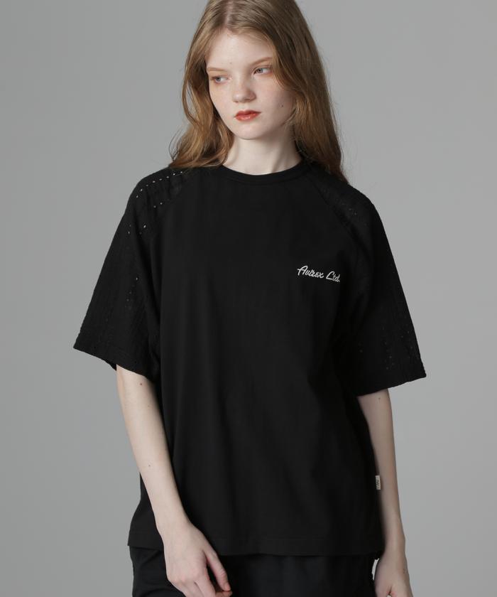 tシャツ 「WEB LIMITED Belle LINE」LACE NUMBERING T-SHIRT/レースナンバリングTシャツ レディース WEB LIMITED Belle LINE》LACE NUMBERING T－SHIRT/レース