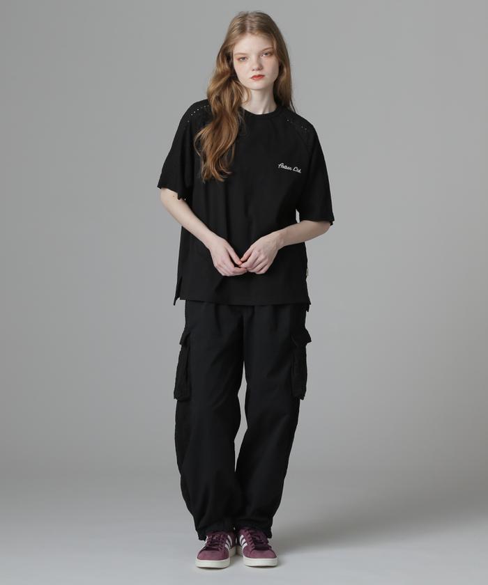 tシャツ 「WEB LIMITED Belle LINE」LACE NUMBERING T-SHIRT/レースナンバリングTシャツ レディース WEB LIMITED Belle LINE》LACE NUMBERING T－SHIRT/レース