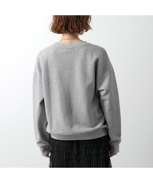 【関税込み】GANNI ブラック Isoli スウェットシャツ GANNI ガニー スウェットシャツ ISOLI BD OVERSIZED SWEATSHIRT
