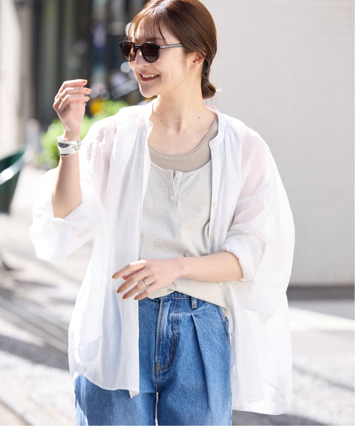 SLOBE IÉNA ラミースキッパーシャツ ラミースキッパーシャツ(508034716) | スローブ イエナ(SLOBE
