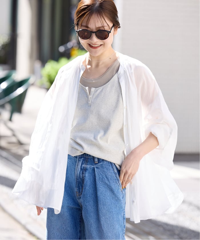 SLOBE IENA ラミースキッパーシャツ ラミースキッパーシャツ(508034716) | スローブ イエナ(SLOBE