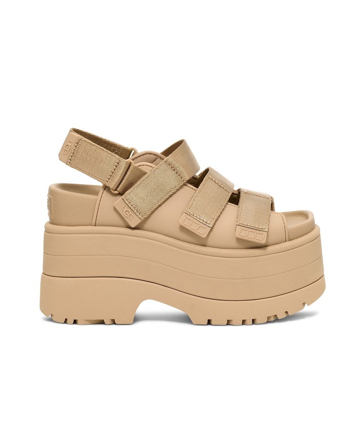 【UGG】サンダル ゴールデンライズ 厚底 プラットフォーム ストラップ UGG アグ ストラップサンダル ゴールデンライズ レディース 厚底