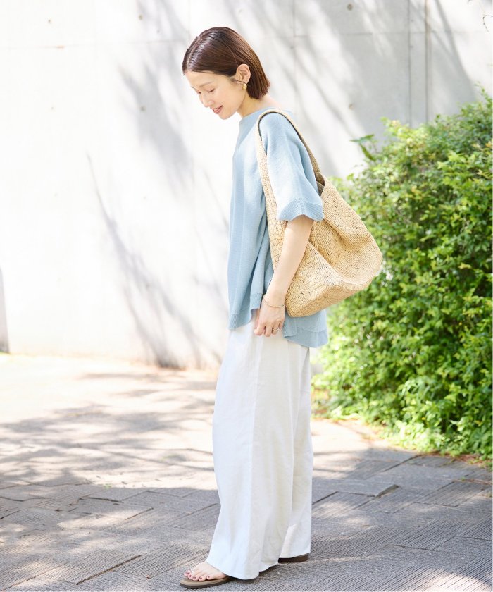美品◎IENA イエナ　コットンギマポンチョ　プルオーバー　ニット セール 30%OFF】《一部店舗・WEB限定/追加3》コットンギマ