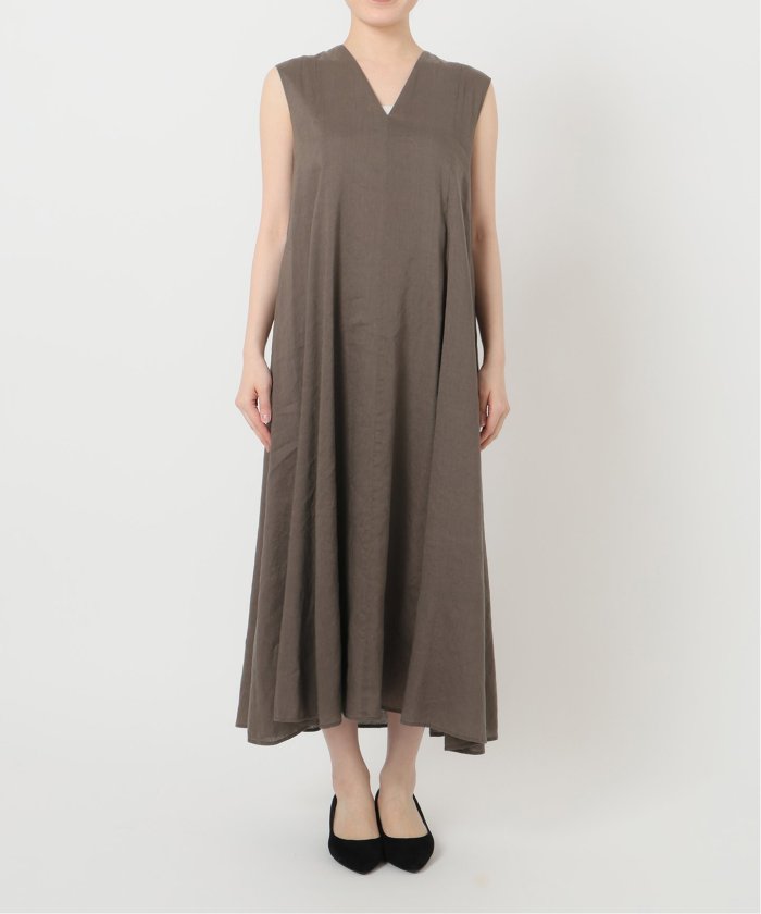 セール 30%OFF】リネンブレンド2WAYフレアワンピース(508038436