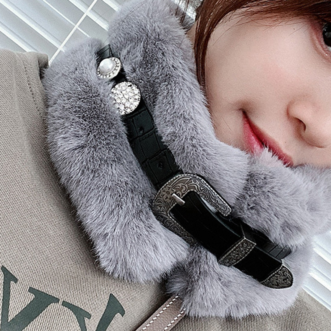 セール30%OFF】スタイルブロック STYLEBLOCK ベルト装飾ファー