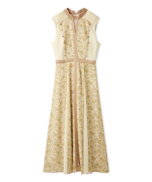 lily brown オリエンタルスイッチングシフォンワンピース LILY BROWN｜オリエンタルスイッチングシフォンワンピース
