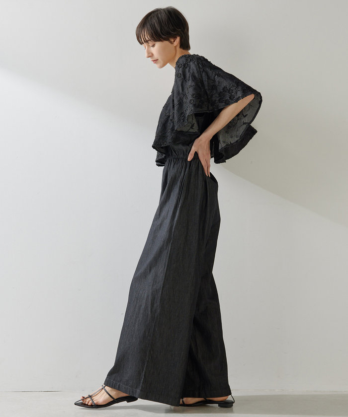 Whim Gazette｜エンブロイダリージャンプスーツ | Rakuten