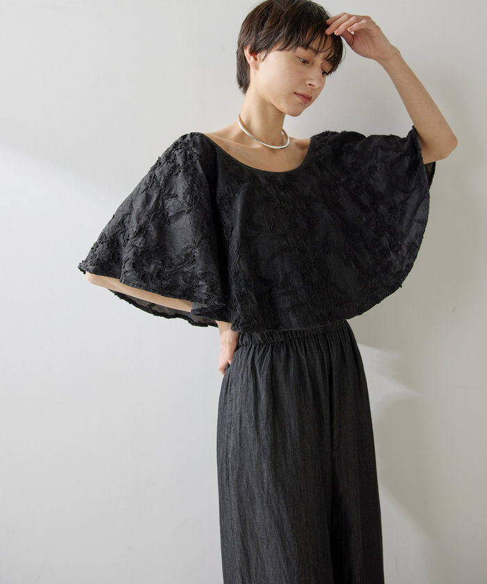 Whim Gazette｜エンブロイダリージャンプスーツ | Rakuten