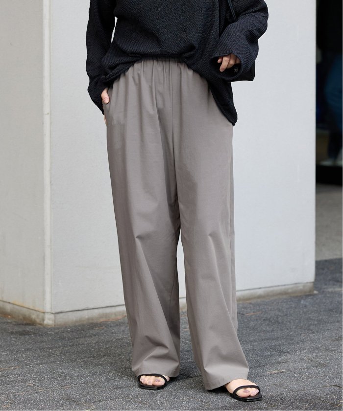 極美品　ジャーナルスタンダード　リネンナイロンストレッチテーパードパンツ25SS 極美品 ジャーナルスタンダード リネンナイロンストレッチ