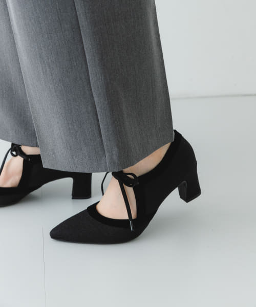 MADE IN JAPAN』チャンキーヒールリボンパンプス(506675476