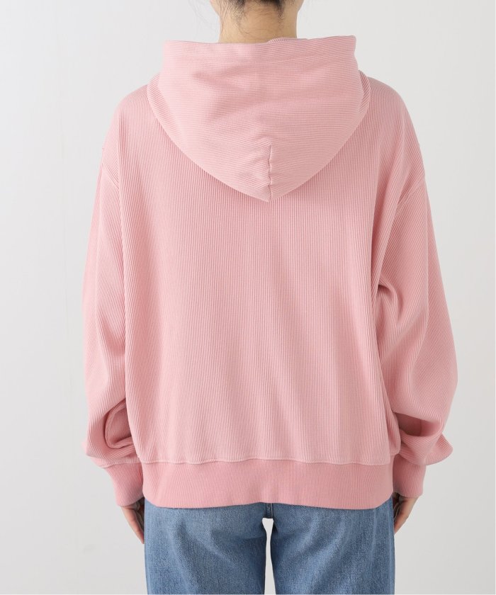 Washed Thermal Zip Hoodie｜WOKE EDGE｜フーディー