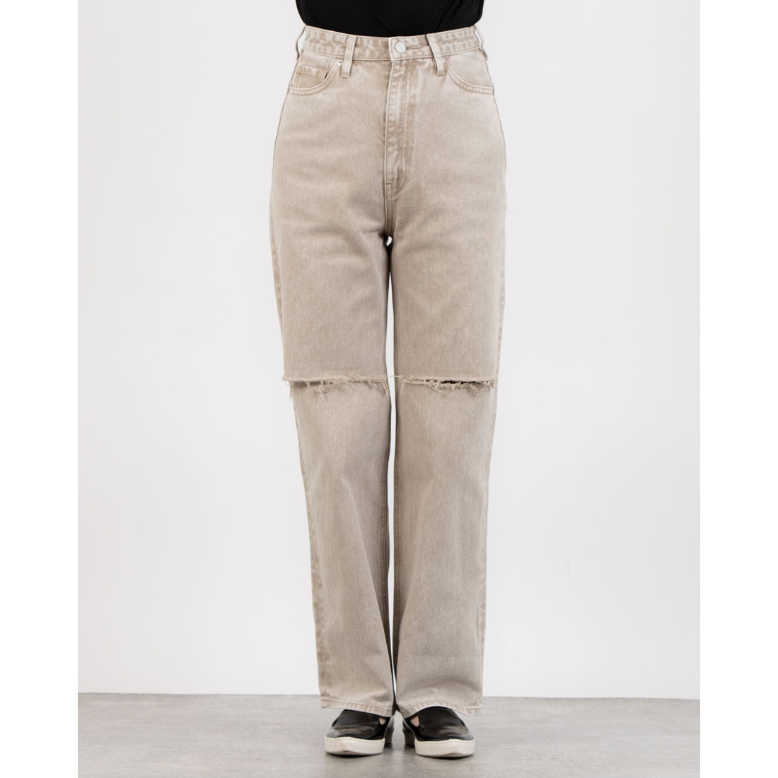 yun【clane】SLASH CUT DENIM PANTS セール】クラネ CLANE SLASH CUT DENIM PANTS(508047164