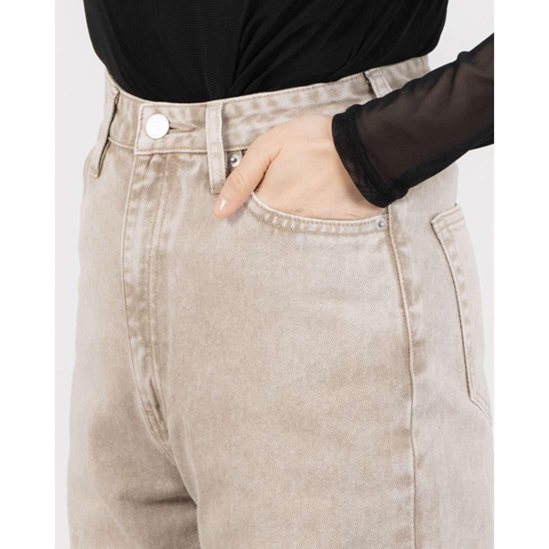 yun【clane】SLASH CUT DENIM PANTS セール】クラネ CLANE SLASH CUT DENIM PANTS(508047164