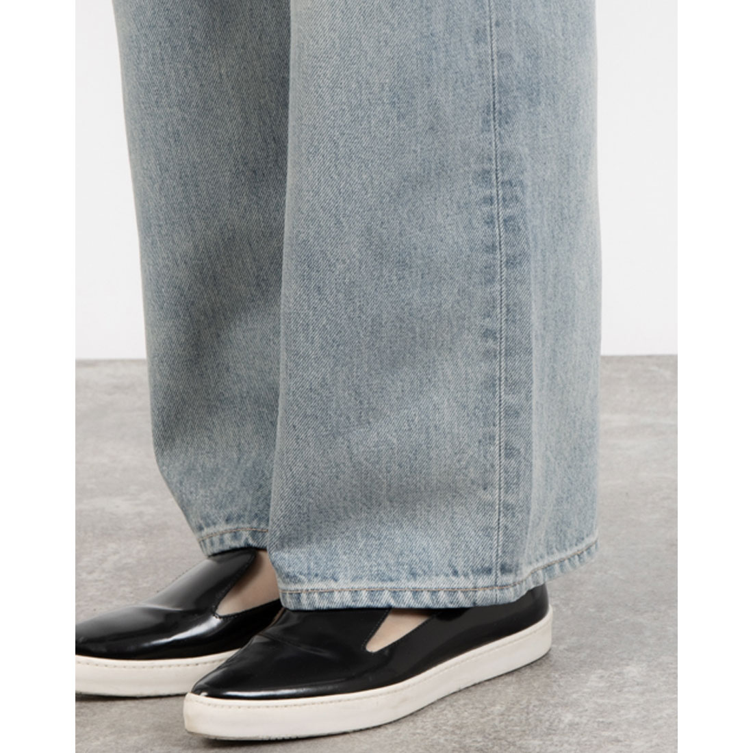 yun【clane】SLASH CUT DENIM PANTS セール】クラネ CLANE SLASH CUT DENIM PANTS(508047164