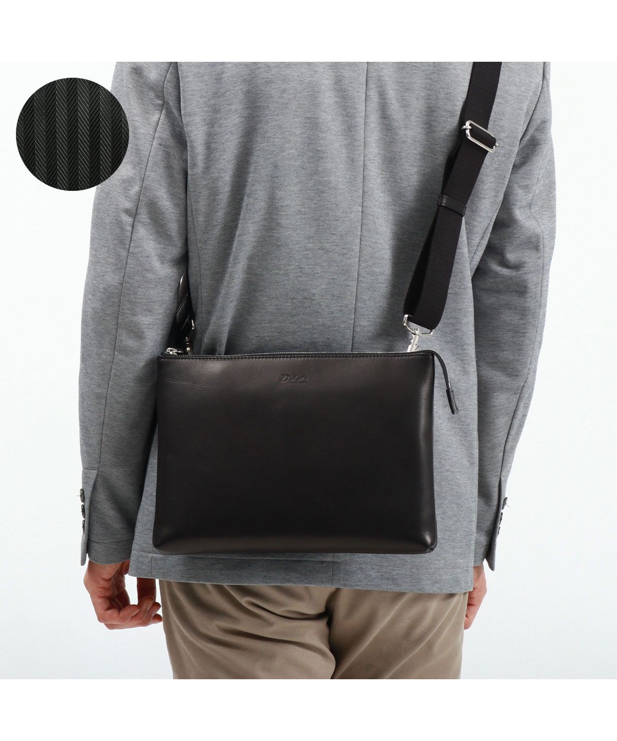 Dakota　BLACK　LABEL　ショルダーバッグ　レザー　黒　2way ダコタブラックレーベル Dakota BLACK LABEL ショルダーバッグ