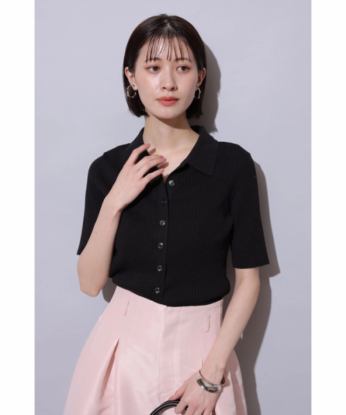 セール50%OFF】ポロ衿カーデアンサンブル(508051575