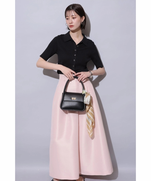 セール50%OFF】ポロ衿カーデアンサンブル(508051575