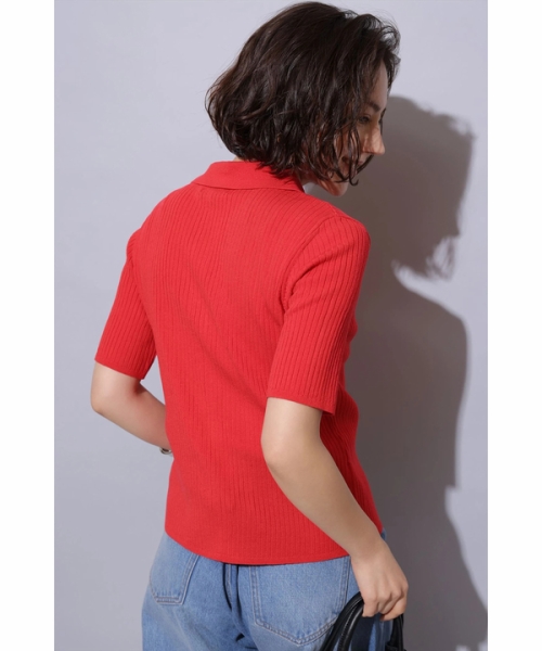 セール50%OFF】ポロ衿カーデアンサンブル(508051575
