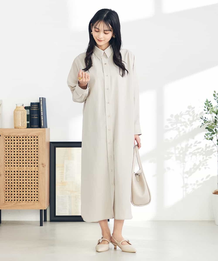 【美品】23SS HERMES エルメス シャツワンピース❤︎ベルト付き❤︎2way 美品】23SS HERMES エルメス シャツワンピース❤︎ベルト付き
