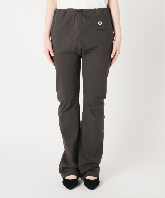 CHAMPION×JOURNAL STANDARD by HOLIDAY パンツ セール】【CHAMPION×JOURNAL STANDARD by HOLIDAY】フレアパンツ