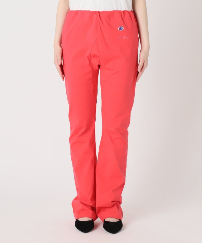 CHAMPION×JOURNAL STANDARD by HOLIDAY パンツ セール】【CHAMPION×JOURNAL STANDARD by HOLIDAY】フレアパンツ
