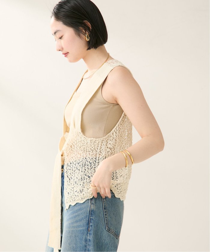 enrica / エンリカ LACE 2WAY ベスト（ベスト）｜Plage
