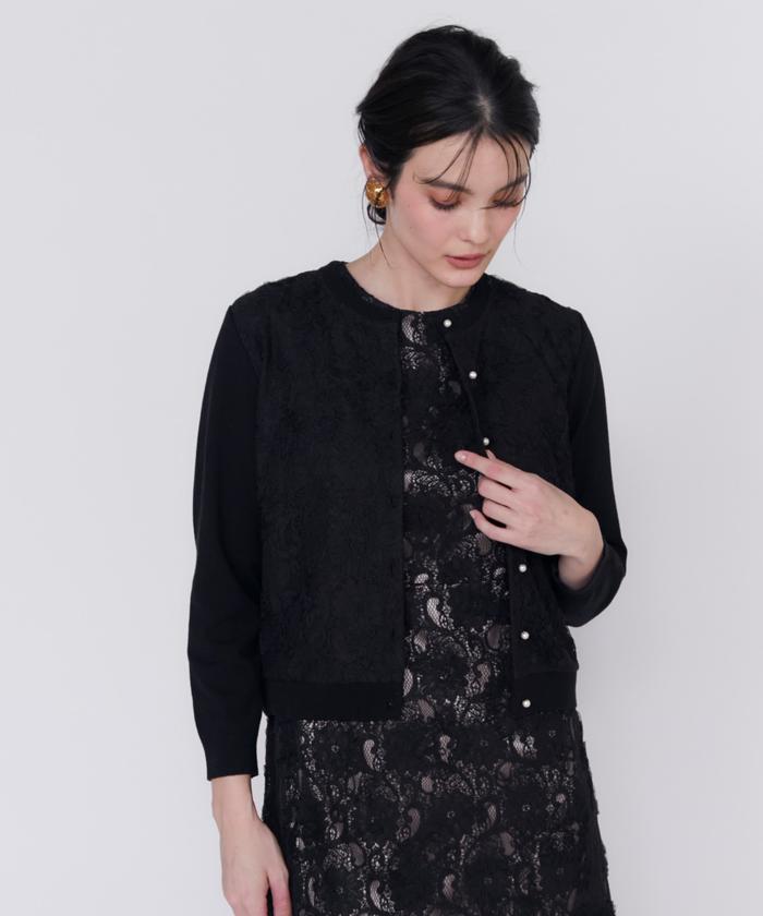 セール】3D刺繍レースカーディガン《Maglie White》(508053393