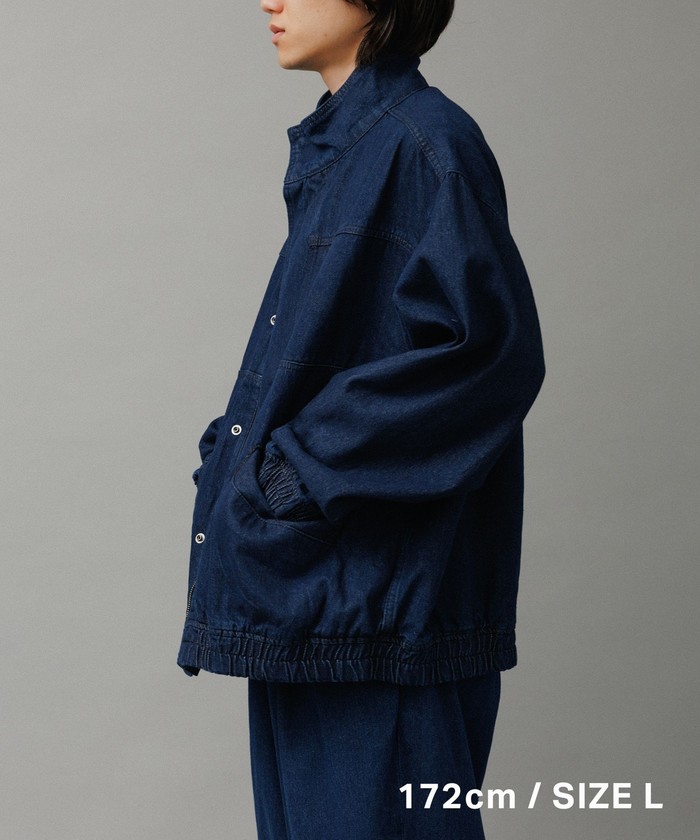 ADAM ET ROPÉ HOMME デニム ボマージャケット ADAM ET ROPE'｜デニム ボマージャケット / ADAM ET ROPE' JEANS