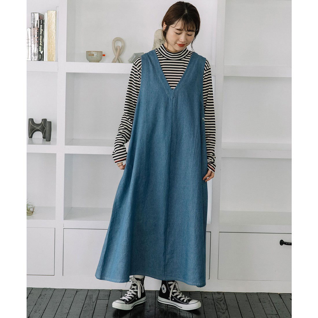 セール 40%OFF】プードゥドゥ POU DOU DOU Vネックデニム